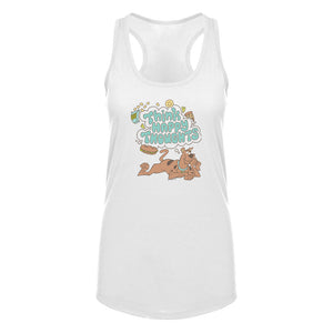 Scooby Doo Think Happy Thoughts Women's Tank Top