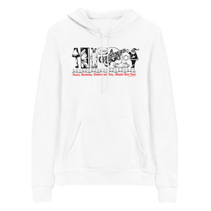 A Christmas Story Peace, Harmony, Comfort, Joy Adult Fleece Hooded Sweatshirt