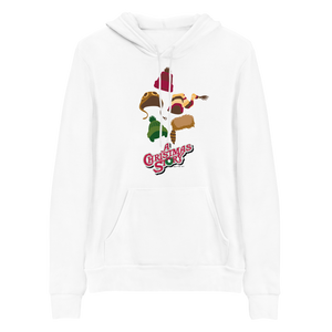 A Christmas Story Hat Logo Adult Fleece Hooded Sweatshirt