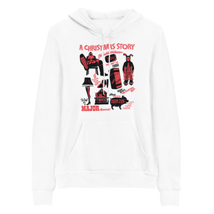 A Christmas Story Mashup Adult Fleece Hooded Sweatshirt