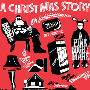 A Christmas Story Mashup Premium Poster