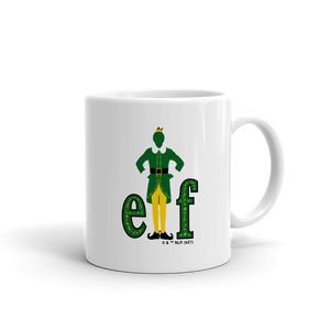 Elf Angry Elf White Mug