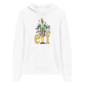Elf Logo Collage Hooded Sweatshirt