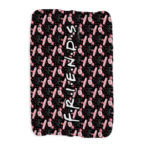 Friends Pink Central Perk Sherpa Blanket