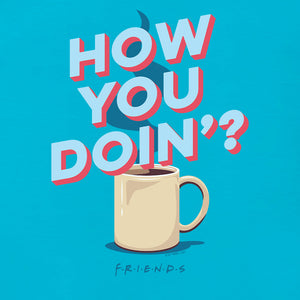 Friends How You Doin'? Adult Short Sleeve T-Shirt