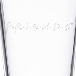 Friends Logo Laser Engraved Pint Glass