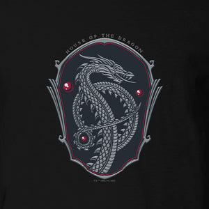 House of the Dragon Dragon Crest Adult Short Sleeve T-Shirt