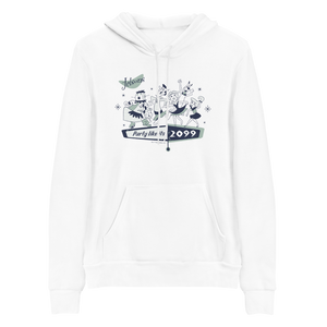 The Jetsons Party Like It's 2099 Adult Fleece Hooded Sweatshirt