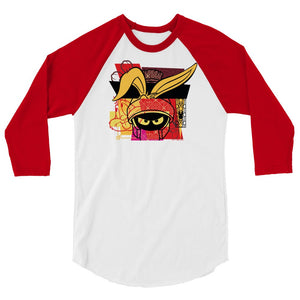 Looney Tunes Marvin New Year Unisex 3/4 Sleeve Raglan Shirt