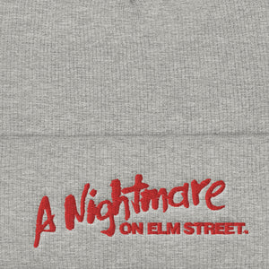 A Nightmare on Elm Street Logo Embroidered Beanie