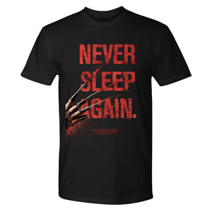 A Nightmare on Elm Street Never Sleep Again Adult Short Sleeve T-Shirt