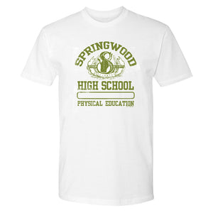 A Nightmare on Elm Street Springwood High School Adult Short Sleeve T-Shirt