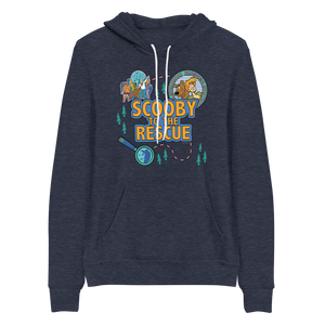 Scooby-Doo Scooby to the Rescue Adult Fleece Hooded Sweatshirt