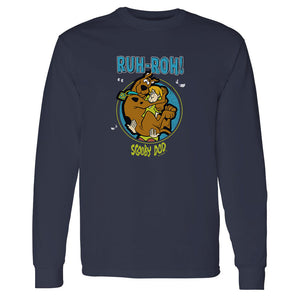 Scooby-Doo Ruh-Roh Adult Long Sleeve T-Shirt