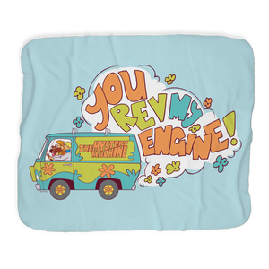 Scooby-Doo Rev My Engine Sherpa Blanket