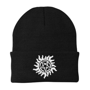 Supernatural Icon2 Embroidered Beanie