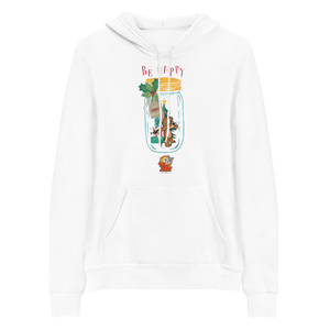 Tom and Jerry Happy Holidays Adult Fleece Hooded Sweatshirt