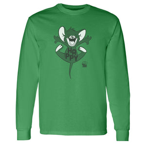 Tom and Jerry Happy! Adult Long Sleeve T-Shirt