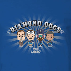 Ted Lasso Diamond Dogs Adult Short Sleeve T-Shirt