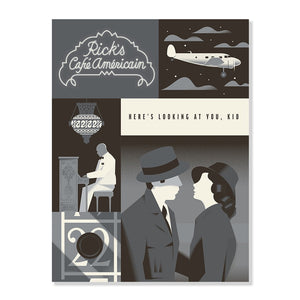 WB100 Casablanca WB100 Premium Satin Poster