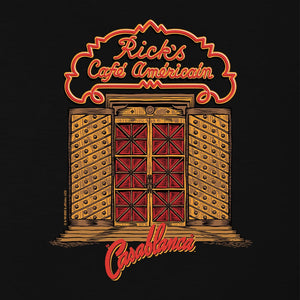 WB100 Casablanca Rick's Cafe Americain Adult Short Sleeve T-Shirt