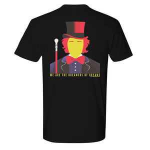 WB100 Willy Wonka & The Chocolate Factory Poster Adult Short Sleeve T-Shirt