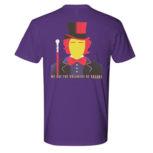 WB100 Willy Wonka & The Chocolate Factory Poster Adult Short Sleeve T-Shirt