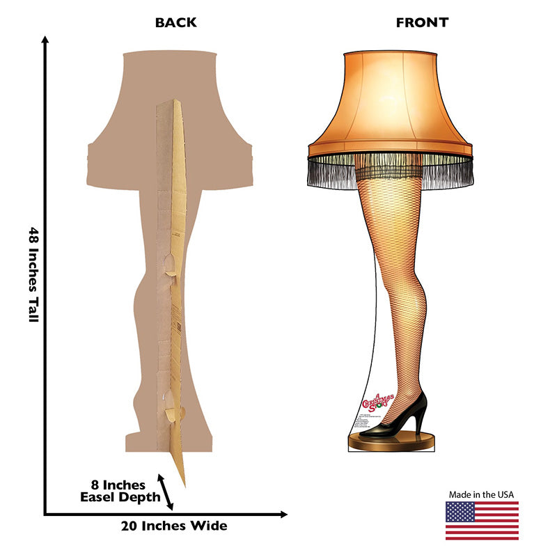 A Christmas Story Leg Lamp Cardboard Cutout Standee