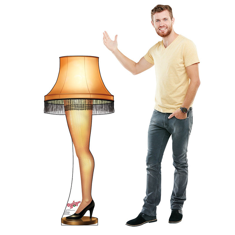 A Christmas Story Leg Lamp Cardboard Cutout Standee