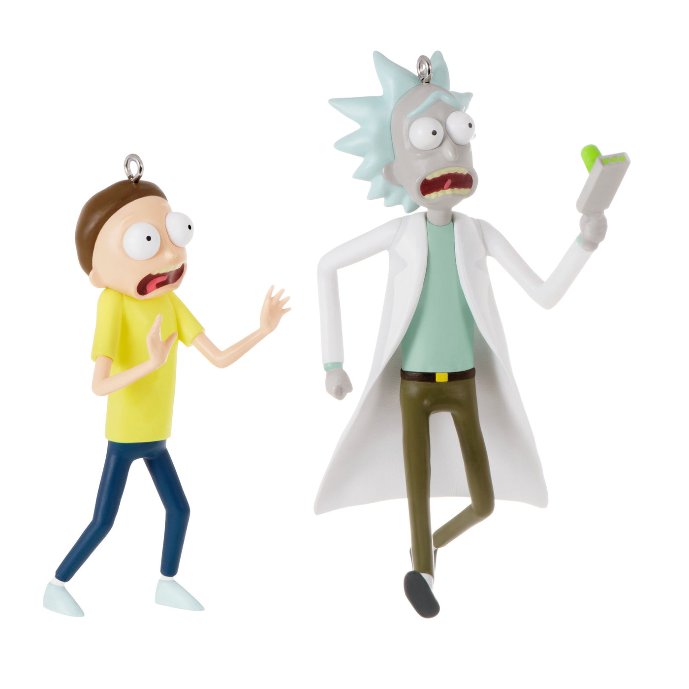 Rick & Morty Ornaments (set of 2)