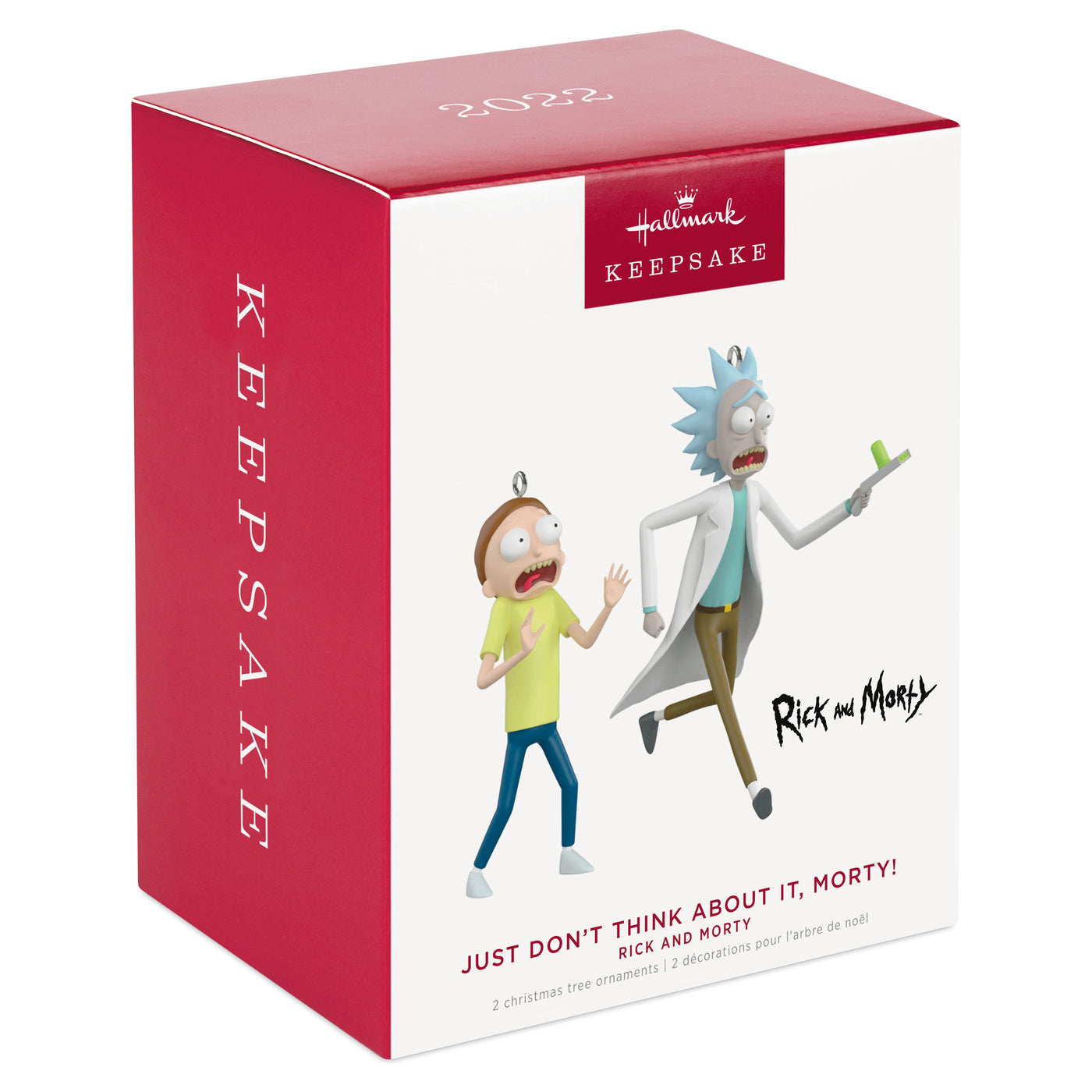 Rick & Morty Ornaments (set of 2)