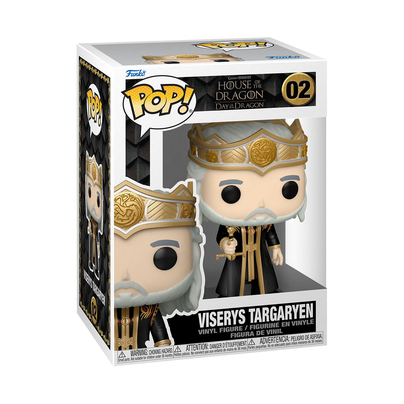 House of the Dragon Viserys Targaryen Funko Pop! Vinyl Figure