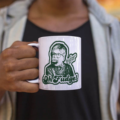 A Christmas Story Oh Fudge White Ceramic Mug