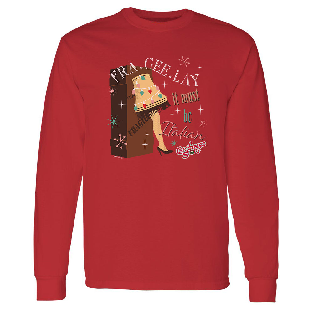 A Christmas Story Leg Lamp Adult Long Sleeve T-Shirt