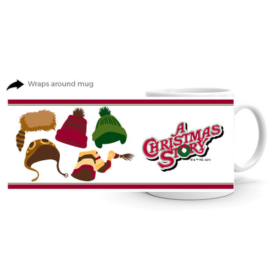 A Christmas Story Hat Logo White Mug