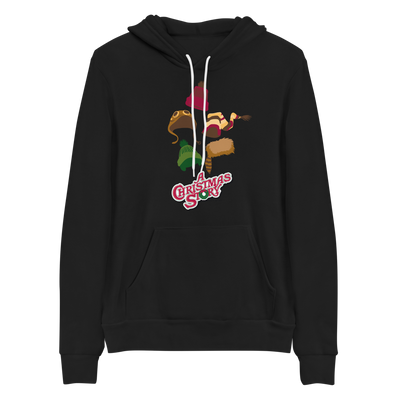 A Christmas Story Hat Logo Adult Fleece Hooded Sweatshirt