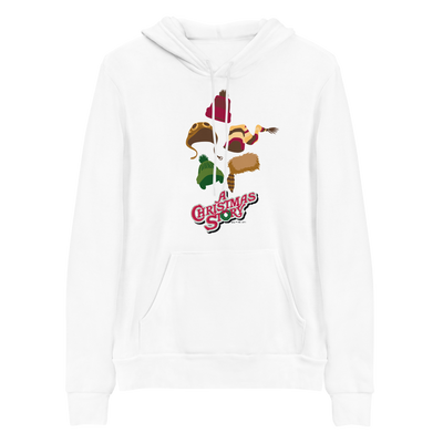 A Christmas Story Hat Logo Adult Fleece Hooded Sweatshirt