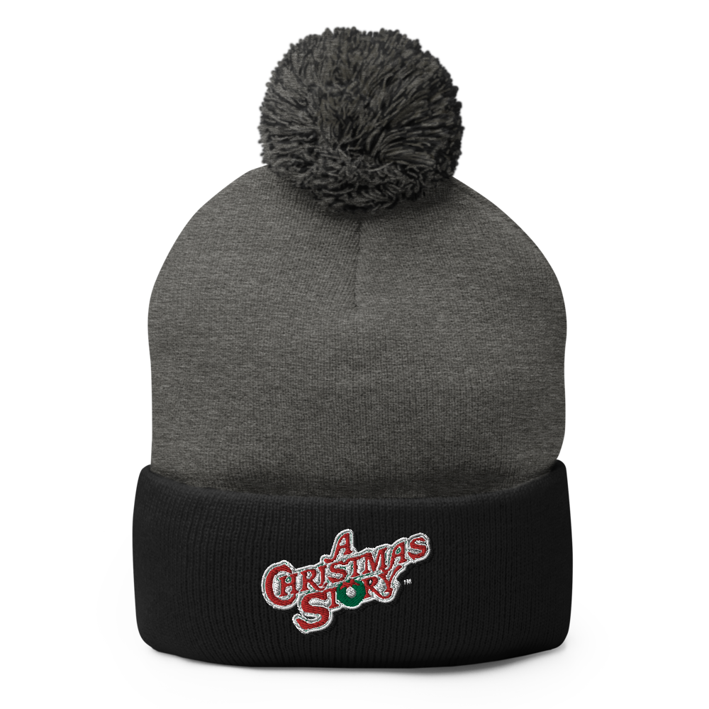 A Christmas Story ACS-LOGO Pom Pom Knit Beanie