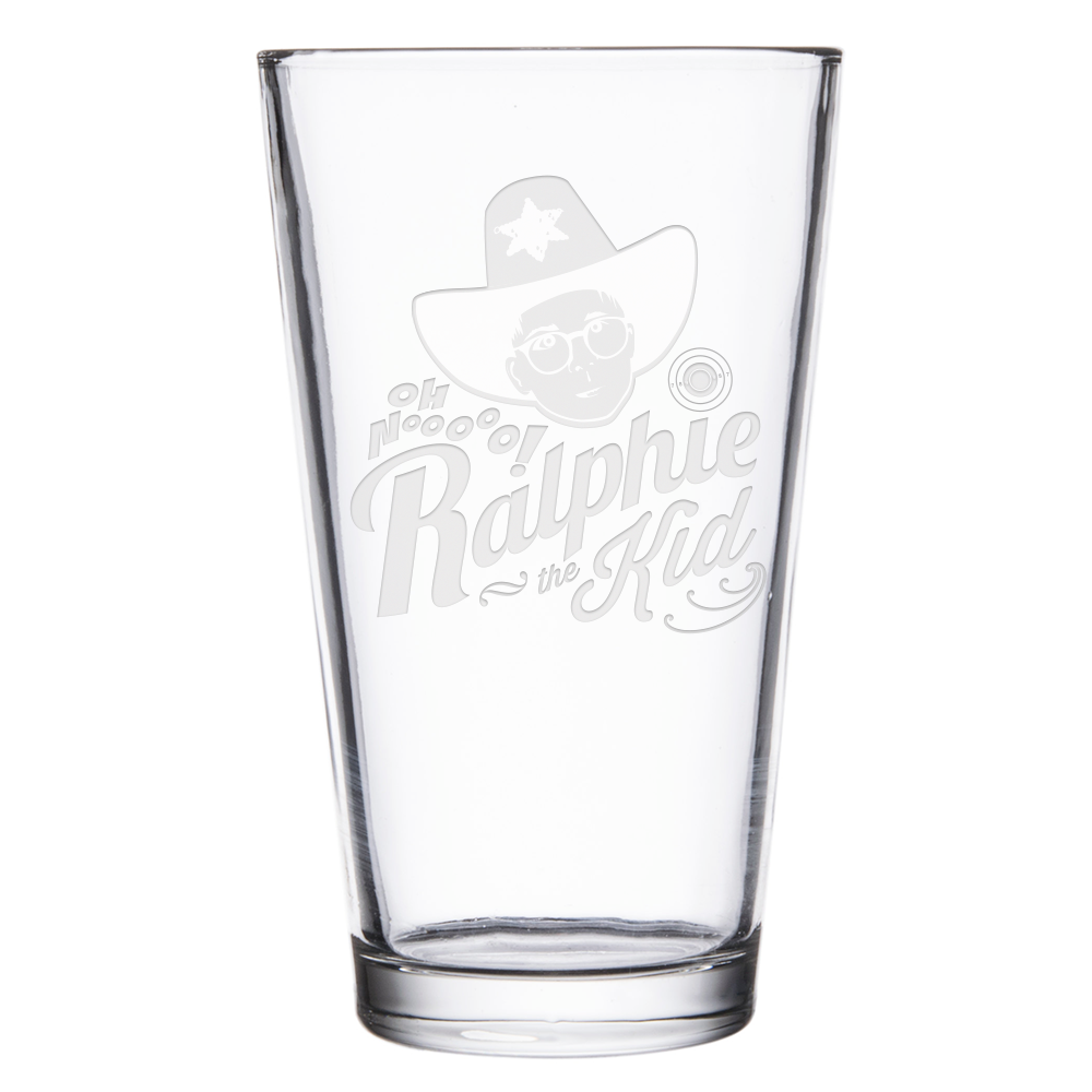 A Christmas Story Ralphie The Kid Laser Engraved Pint Glass