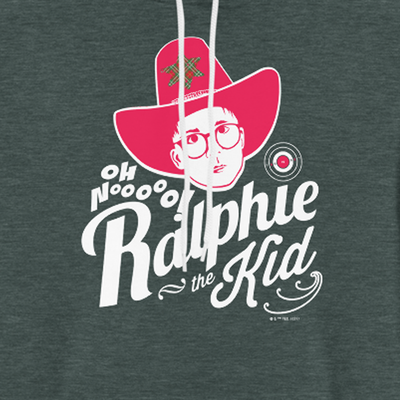 A Christmas Story Ralphie The Kid Adult Fleece Hooded Sweatshirt