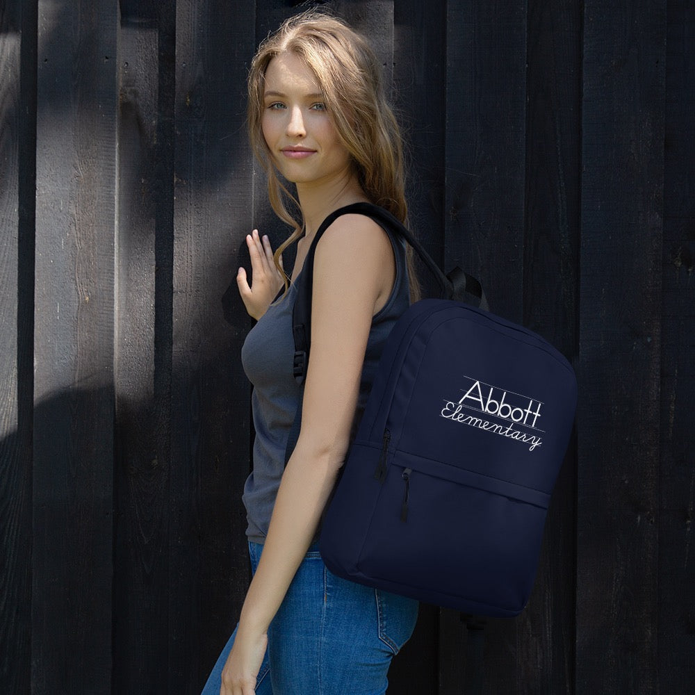 Abbott Elementary Logo Premium Backpack