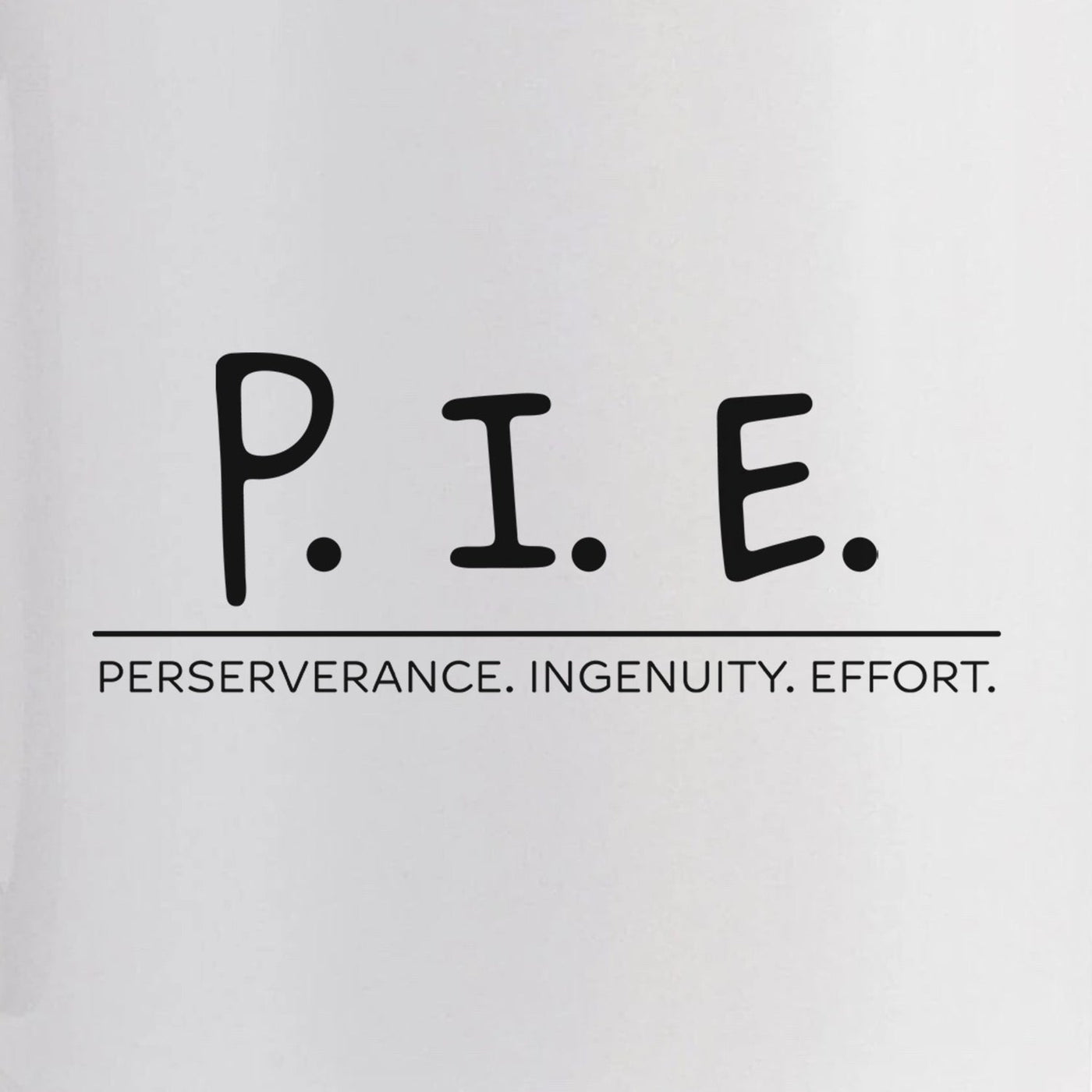Abbott Elementary Perseverance, Ingenuity, Effort Two-Tone Mug