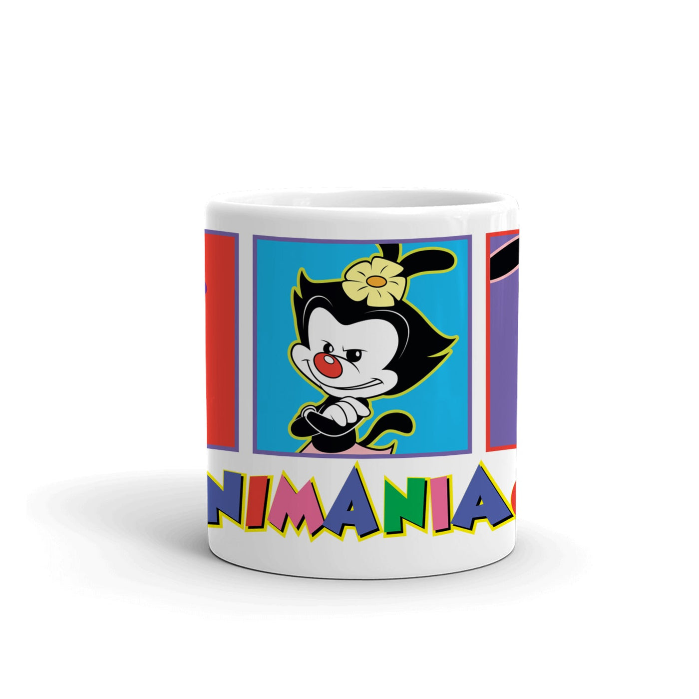 Animaniacs 3 Square White Mug