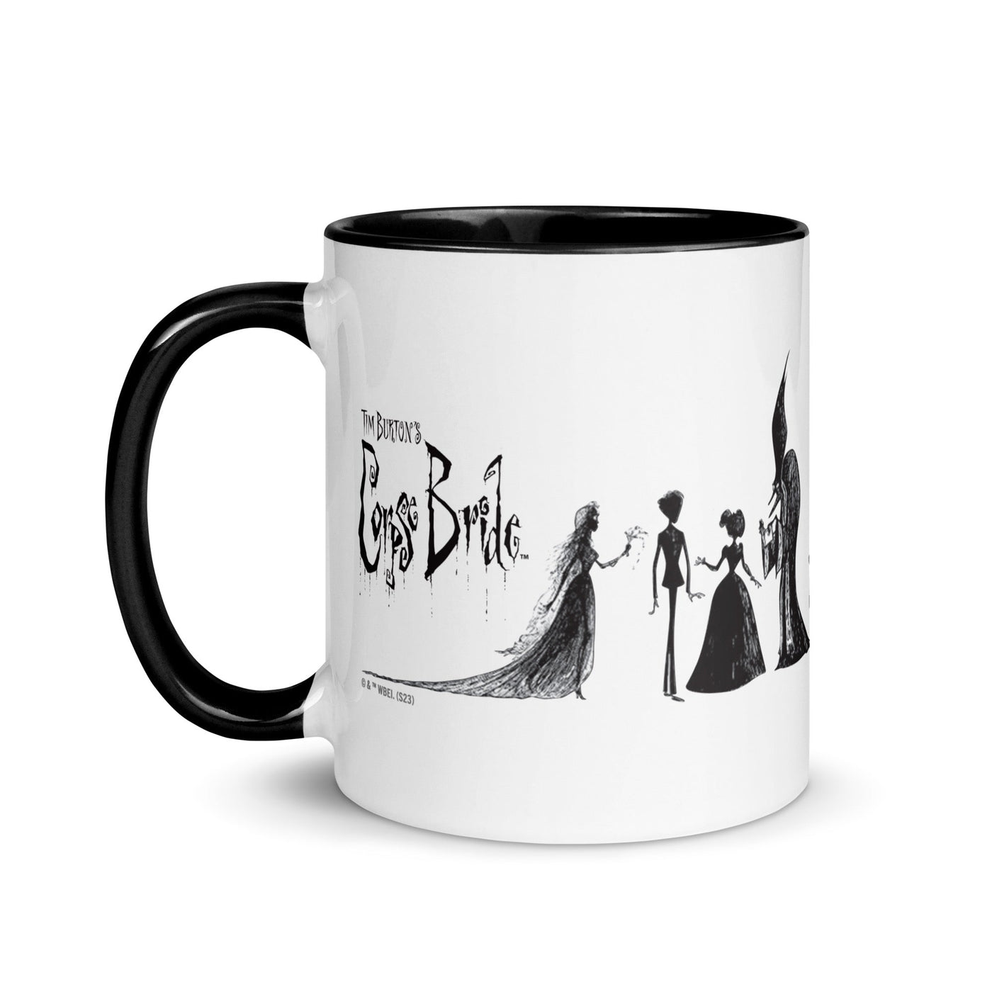 WB100 Corpse Bride Character Silhouettes  Two-Tone Mug