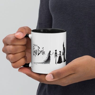 WB100 Corpse Bride Character Silhouettes  Two-Tone Mug