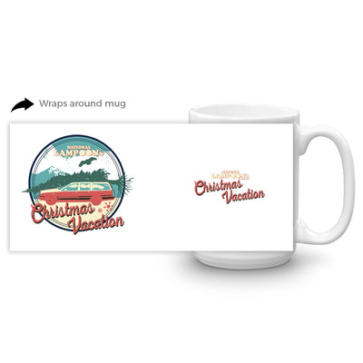 Christmas Vacation Badge White Mug