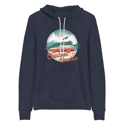 Christmas Vacation Badge Adult Fleece Hooded Sweatshirt