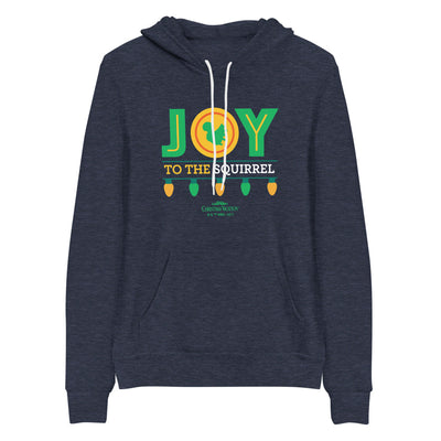 Christmas Vacation Joy To The Squirrel Adult Fleece Hooded Sweatshirt