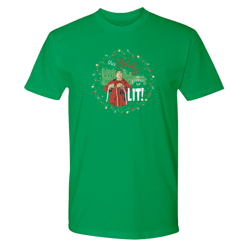 Christmas Vacation Lit! Adult Short Sleeve T-Shirt