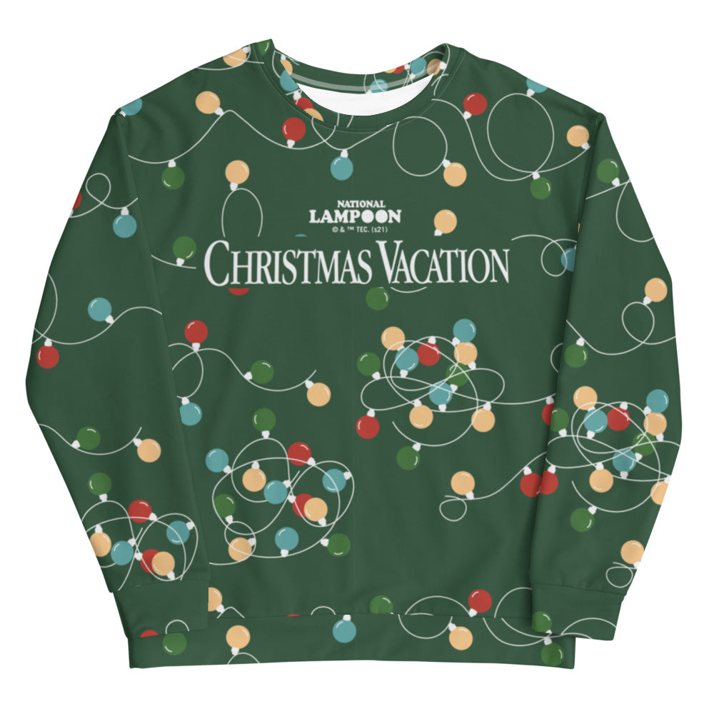 Christmas Vacation Lights Unisex Crew Neck Sweatshirt